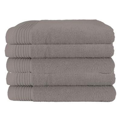 The One Handdoek Deluxe 50x100 550 gr Taupe (5 stuks)