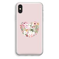 GRL PWR Flower: iPhone X Transparant Hoesje GRL PWR Flower: iPhone X Transparant Hoesje