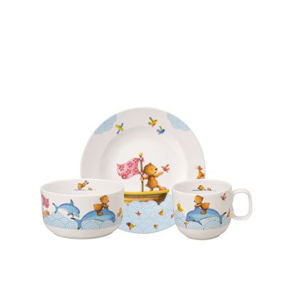 Villeroy & Boch Happy as a bear Kinderservies set premium porselein, 3delig