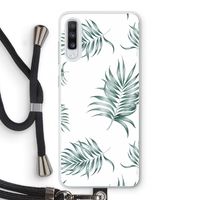 Simple leaves: Samsung Galaxy A70 Transparant Hoesje met koord