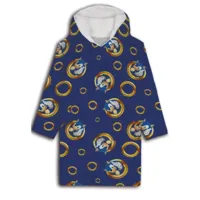 Sonic Hoodie Fleece deken Rings, 7 - 14 jaar