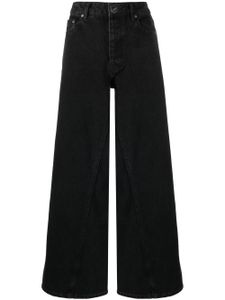 GANNI pantalon Jozey en velours côtelé - Noir