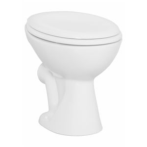 Toiletpot Staand BWS Holt Met Bidet Muur Aansluiting Wit