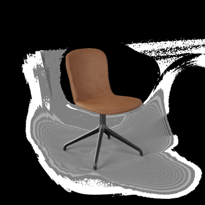 Chair no. One S1 Black Swivel - LUNA Walnut - SACKit
