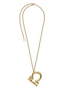 Jil Sander zodiac-sign pendant necklace - Or