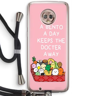 Bento a day: Motorola Moto G6 Transparant Hoesje met koord