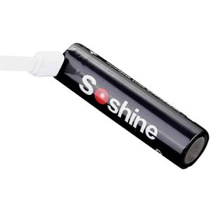 Soshine 18650USB-3.7-3600 Oplaadbare batterij (micro-USB) 18650 Li-ion 3.6 V 3600 mAh