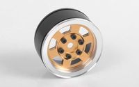 RC4WD Six-Spoke 1.55 Single Internal Beadlock Wheel (Gold) (VVV-C0809) - thumbnail