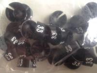 MB zwart/wit 33 voor op kledinghanger