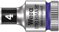 Wera 8790 HMA HF Zyklop Hand- en Machinedop met 1/4" Aandrijving met Vasthoudfunctie, 4,0 mm - 1 stuk(s) - 05003717001