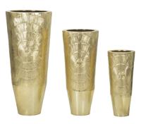 VAASHOUDER GOLDELY SET 3 STUKS CM Ø 50,8X114,9-40X92,7-29,8X70,5