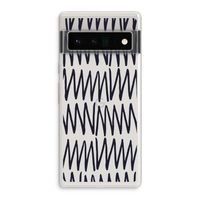 Marrakech Zigzag: Google Pixel 6 Pro Transparant Hoesje