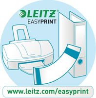 Leitz giro-bank ordner, ft A4, rug 75mm, karton, zwart - thumbnail
