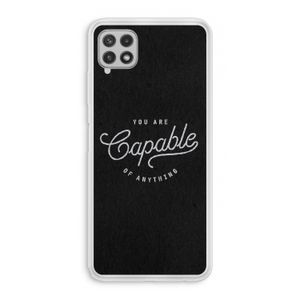Capable: Samsung Galaxy A22 4G Transparant Hoesje