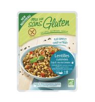 Gekookte linzen soja & granenduo glutenvrij bio