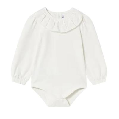 Mayoral creme romper met kraag