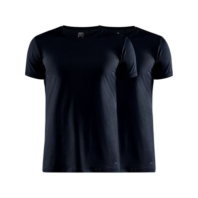 Craft Core Dry Multi T-Shirt 2-Pack heren zwart M Craft Core Dry Multi T-Shirt 2-Pack heren zwart M