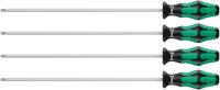Wera 367/4 TORX® HF Kraftform Plus Schroevendraaierset met vasthoudfunctie met 300 mm lange klingen, 4 -delig - 1 stuk(s) - 05028074001