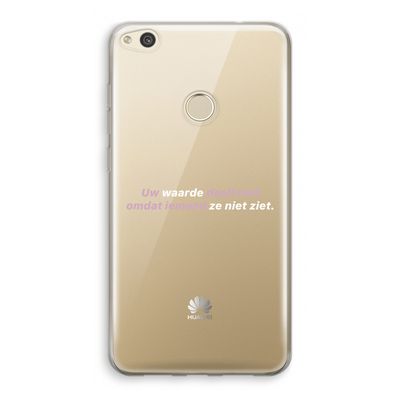 uw waarde daalt niet: Huawei Ascend P8 Lite (2017) Transparant Hoesje uw waarde daalt niet: Huawei Ascend P8 Lite (2017) Transparant Hoesje