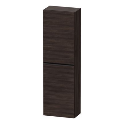 Hoge Kast Duravit D-Neo Kolomkast Wand 132 cm Linksdraaiend Mat Kastanje Duravit