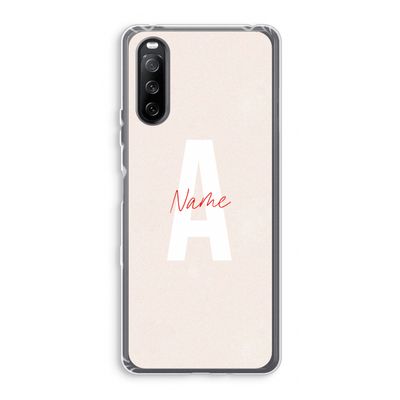 Strawberry Milkshake: Sony Xperia 10 III Transparant Hoesje