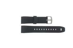 Horlogeband Timex TW2P44300 / TW2P44600 Rubber Zwart 22mm
