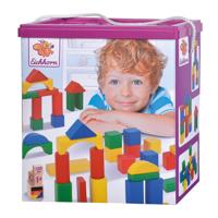 Eichhorn houten gekleurde blokken, 100dlg.