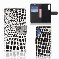 Huawei P30 | Telefoonhoesje | Met pasjeshouder | Slangenprint