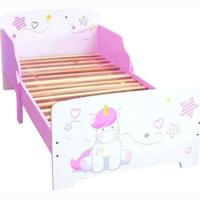 Fun House Eenhoorn bed 140x70 cm met latten voor kind Fun House Eenhoorn bed 140x70 cm met latten voor kind