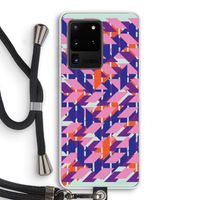 Skew Blush 3: Samsung Galaxy S20 Ultra Transparant Hoesje met koord