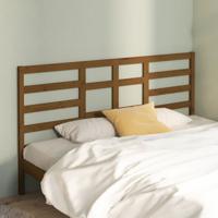 Hoofdbord 186x4x104 cm massief grenenhout honingbruin
