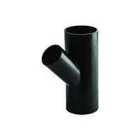 Wavin QuickStream dakafvoer volvulsysteem PE Verloop T-stuk 45° PN4 12,6 x 30 x 21,6 cm zwart - thumbnail