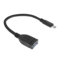 ACT USB-C naar USB A adapter M/F 0,2m - thumbnail