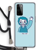Zwaai: OnePlus 9 Pro Transparant Hoesje met koord
