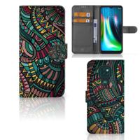 Motorola Moto G9 Play | E7 Plus | Telefoon Hoesje | Aztec