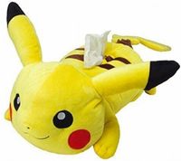 Pokemon Tissue Cover Pluche - Pikachu