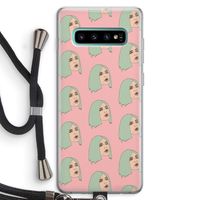 King Kylie: Samsung Galaxy S10 Plus Transparant Hoesje met koord