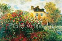 Kunstdruk Claude Monet - The Artist&apos;s Garden 100x70cm