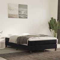 Bedframe zonder matras 120x200 cm fluweel zwart