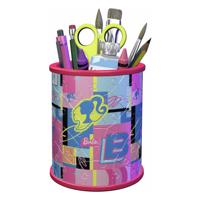 Ravensburger 3d puzzel pennenbak barbie, 54st. Ravensburger 3d puzzel pennenbak barbie, 54st.