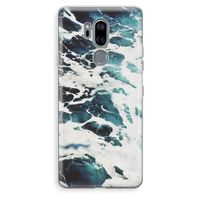 Golven: LG G7 Thinq Transparant Hoesje Golven: LG G7 Thinq Transparant Hoesje