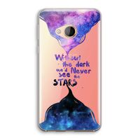 Stars quote: HTC U Play Transparant Hoesje