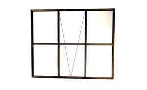 Stalen raam Openklapbaar Dubbel glas 980x820 mm