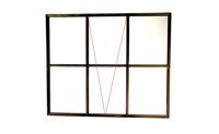 Stalen raam Openklapbaar Dubbel glas 980x820 mm