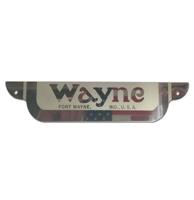 Wayne 70 Benzinepomp Naamplaatje Roestvrij Staal Wayne 70 Benzinepomp Naamplaatje Roestvrij Staal