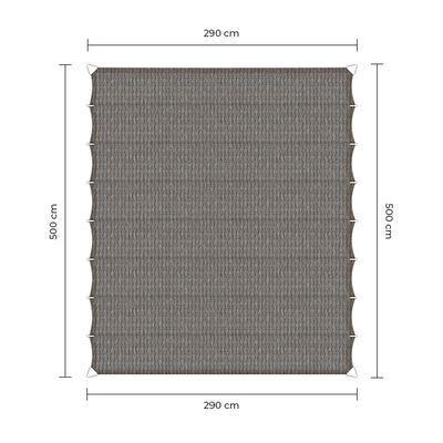 Sunfighter Wavesail grijs 2,9x5m.