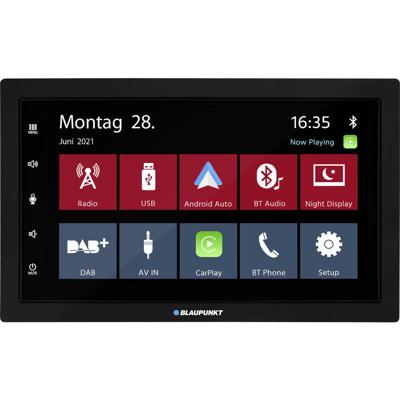 Blaupunkt Oslo 600 DAB Autoradio enkel DIN Apple CarPlay, Android Auto, Incl. afstandsbediening, Incl. DAB-antenne, Bluetooth handsfree