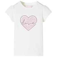 VidaXL Kindershirt 104 ecru