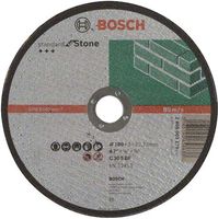 Bosch Accessoires Doorslijpschijf recht Standard for Stone C 30 S BF, 180 mm, 22,23 mm, 3,0 mm 1 stuks - 2608603179