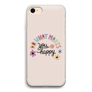 Happy days: iPhone 7 Transparant Hoesje